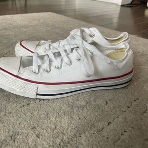 White low top Converse